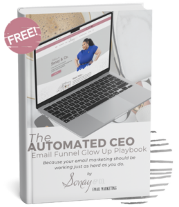 free downloadable resources- the automated ceo: email marketing funnel glow up plyabook