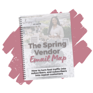 The Spring Vendor Email Map the sytem to get repeat customeers